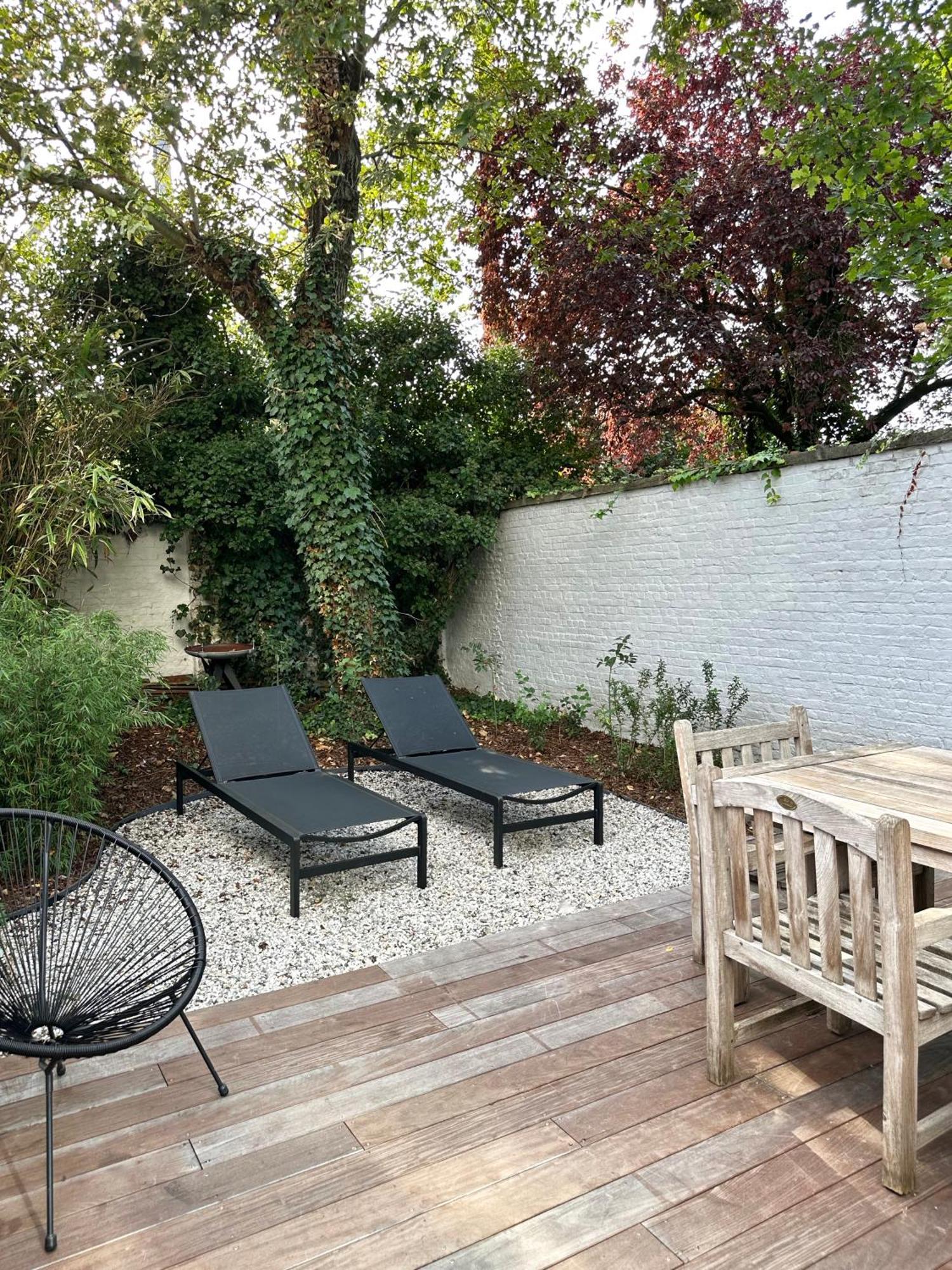 Luxury Apartment With Cosy Garden! Gent Kültér fotó